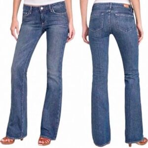 Paige Hollywood Hills Flare Cut Denim Jeans Size 29 boho